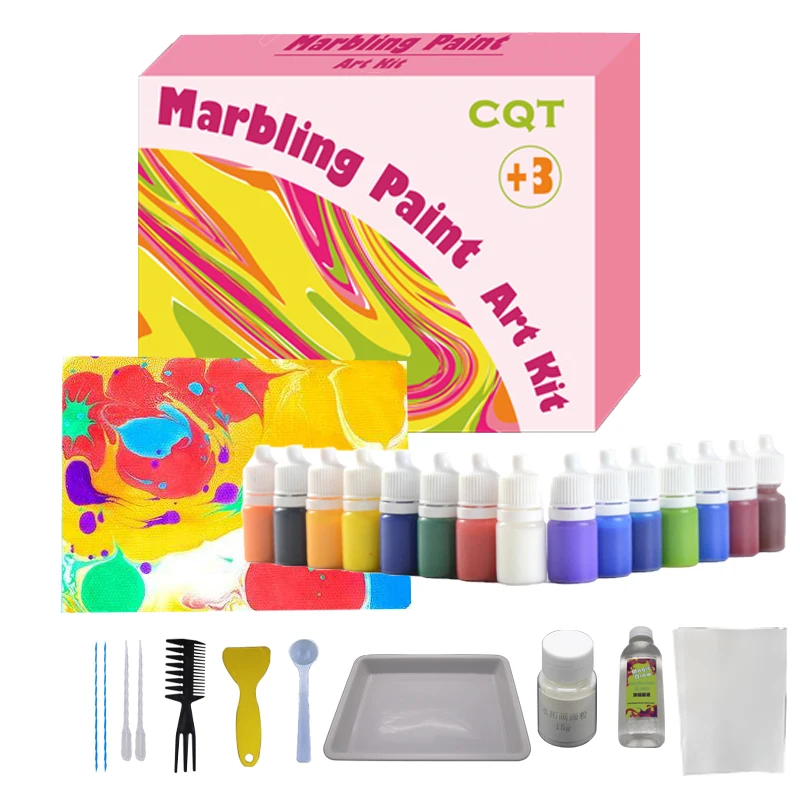  Mu marbling покраска воды мрамора картина комплект для