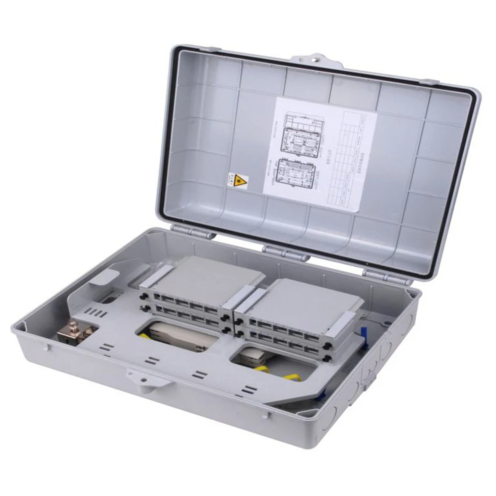Custom 16 Ports White  FDB FTTH FTTB FTTX Fiber Optic Terminal NAP Distribution Box  Fiber Optic Cables Termination Junction Box