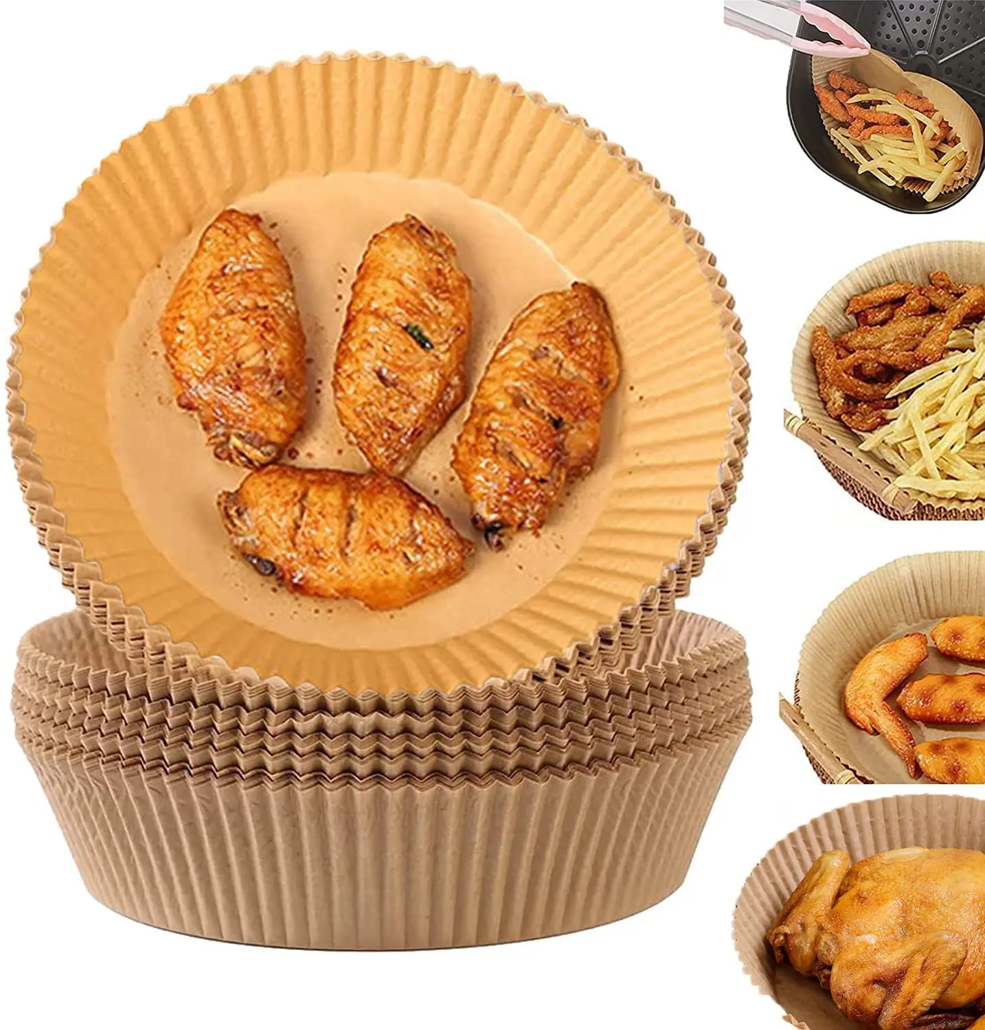 Factory Wholesale Parchment Paper Liners for Air Fryer