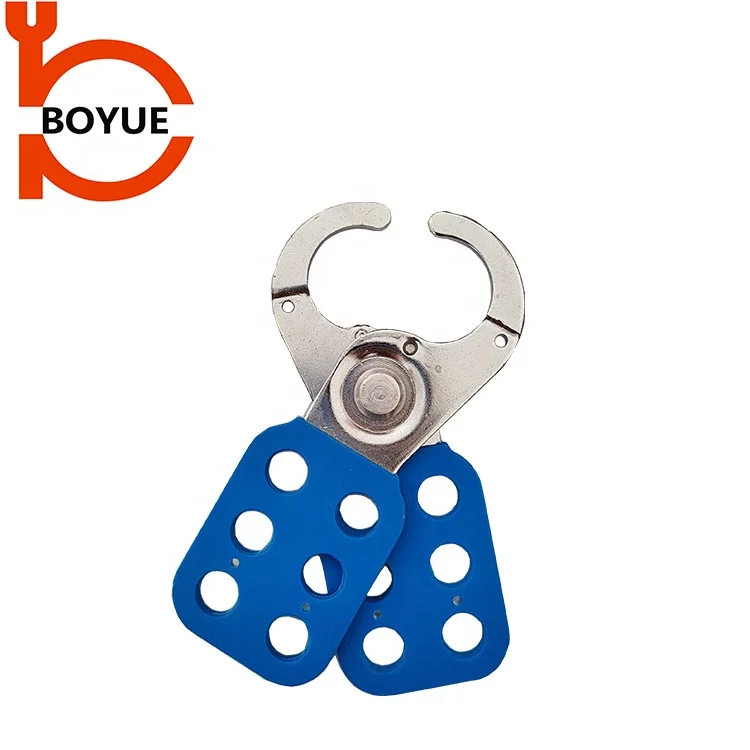 China Factory Good Quality Blue Color Padlock Lock Out Safety  Hasp Lockout With Handle