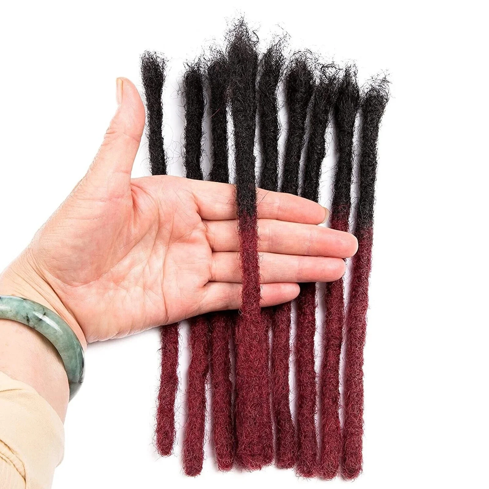 Natural Dreads Locks Loc Hair Extension 18 Inch Natural Locks Handmade Dread Lock Hair Extension Dreadlocks