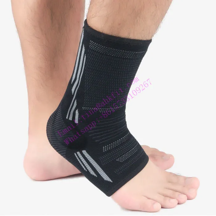 Hot sale plus size basketball ankle support socks with anti collision gel pads