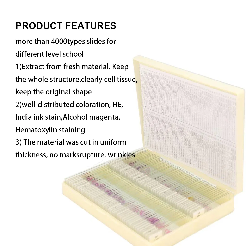 Teaching resources Medical science school supplies college student study zoology Parasitology Prepared Microscope Medical Slides