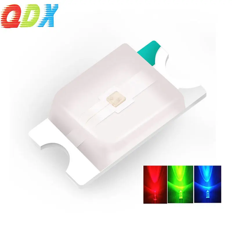 China high quality  surface mounted ultra high bright  smd 1206 RGB led encapsulation series 3000/tray