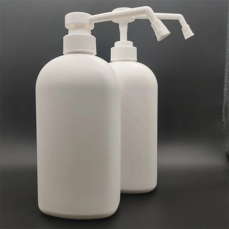 plastic bottle manufacturers long nozzle spraying pump sanitizer public place daily disinfection bottle 800ml