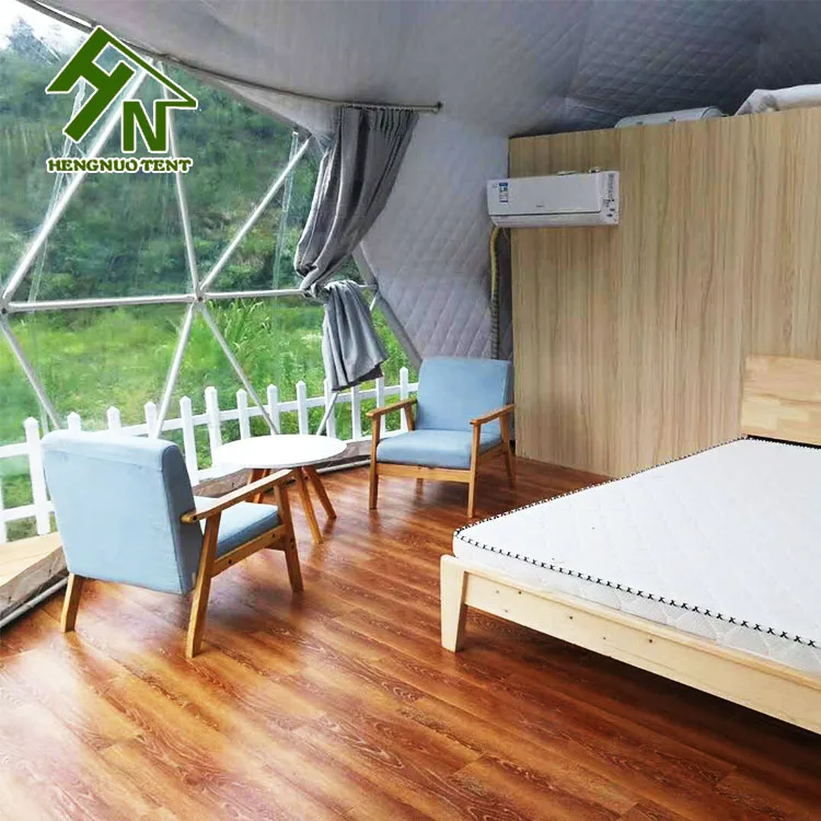 Фабричная цена сборный роскошный наружный Купольный дом Семейный Кемпинг курортная
