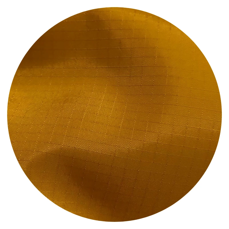 RTS In stock fabric 30D 360T 0.2*0.15GRID 100% recycled polyester fabric for down-jacket