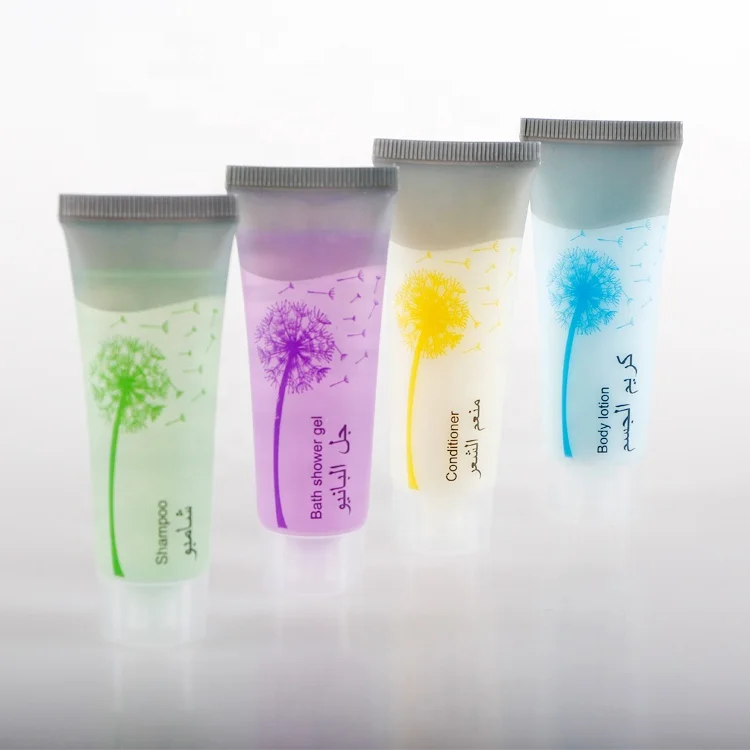 Hotel amenities tube disposable personalized mini hotel shampoo and conditioner