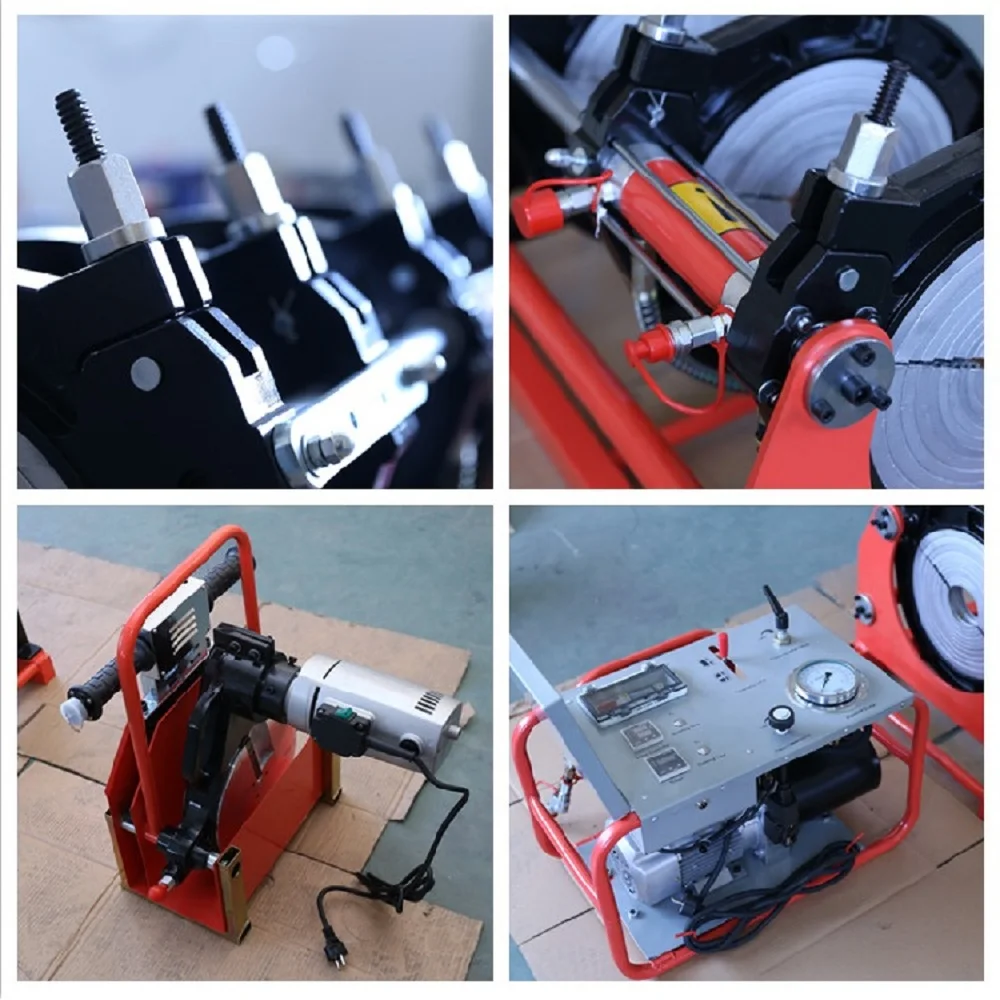 315mm butt fusion joint machine  butt fusion welding machine hdpe with fusing data hdpe pipe welding machine plastic welders