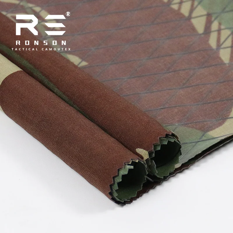 
RONSON Rhodesina 500D Cordura X-PAC Camouflage Fabric 500gsm nylon waterproof for fashion bags outdoor tactical gear equipments 