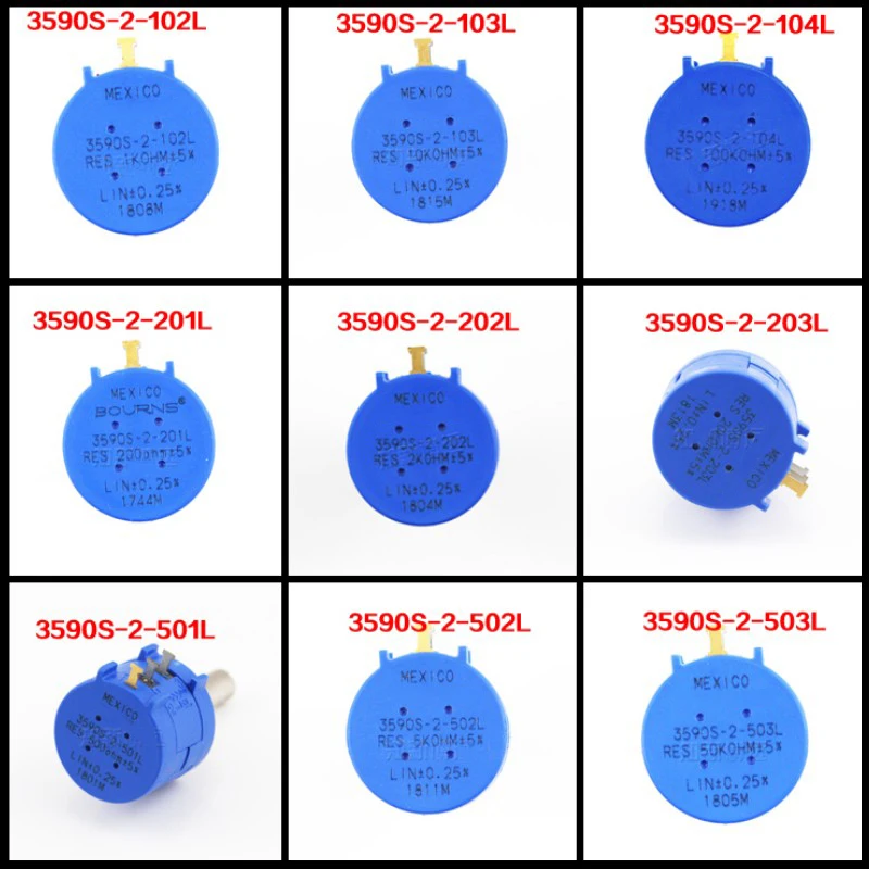 High quality 2 W 10 Turns jb5180a potentiometer with waterproof