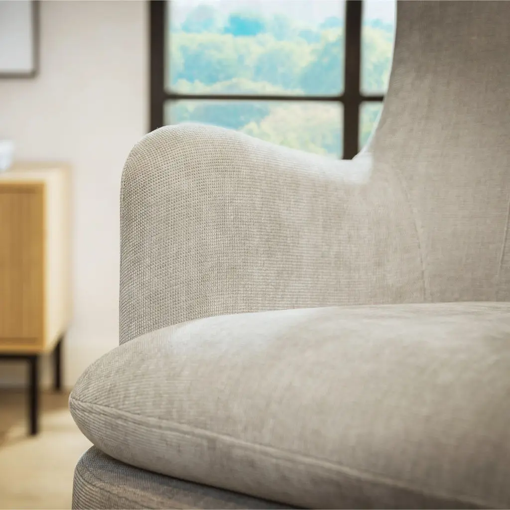 Sans Modern 360 Degree Swivel Accent Armchair Living Room Occasional Chair