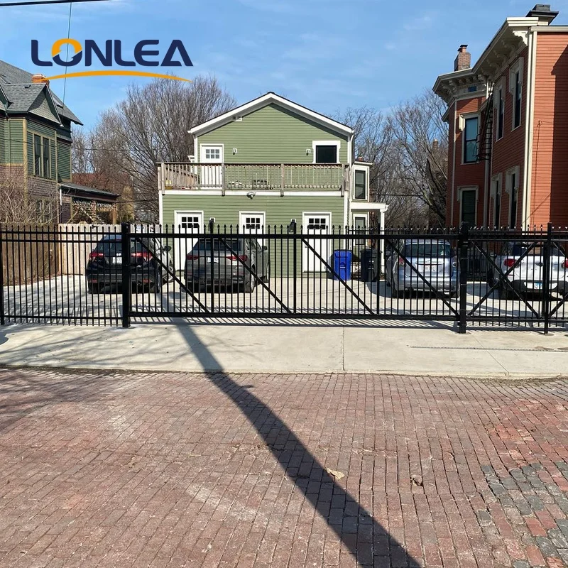 Cheap Wrought Iron Fence Panels Galvanized Fencing Trellis &Gates Designs