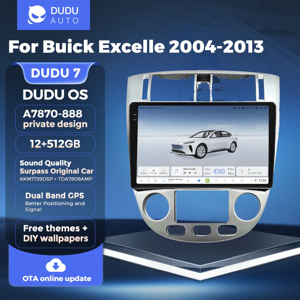 Автомагнитола DUDUAUTO мультимедийный плеер навигация GPS для Chevrolet Lacetti Buick Excelle 2004-2013