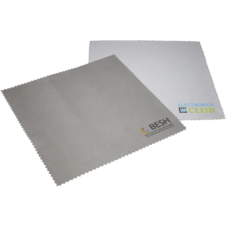 Luxury Thick  Large Small Chamois Custom Print Microfiber Glasses Cleaning Cloth