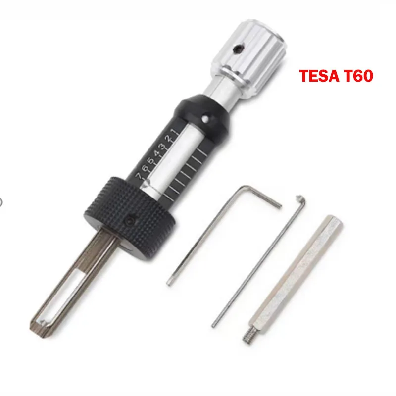 Haoshi Tools For TESA- T60  Lock Opening Decoder Cycling Lock Cylinder Door Locks Opener Pick Locksmith Tools