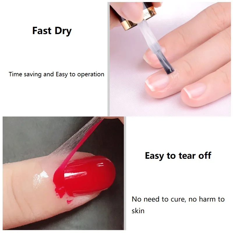 Baya wholesale oem private label nail care tools cuticle guard skin barrier nails art gel polish peel off liquid latex tape