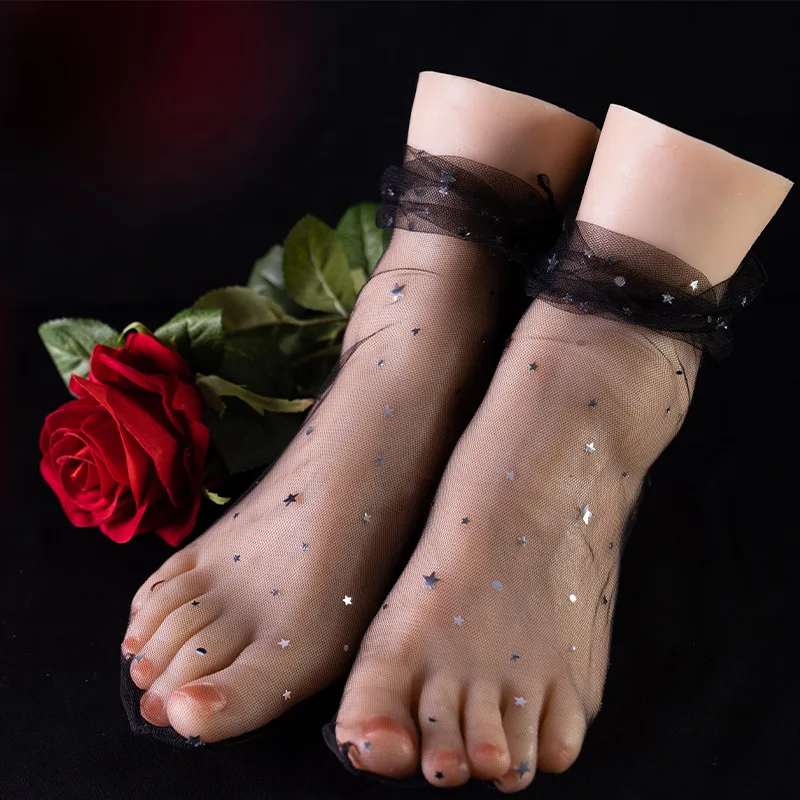 Surprise Price Simulation Nail Practice Foot Realistic Silicone Foot Model Female Mannequin Foot