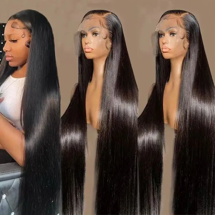 2024 Lace Wig Glueless Brazilian Virgin Hair Wig 13x4 HD Topper Hair  Lace Human Hair Wigs for Black Women
