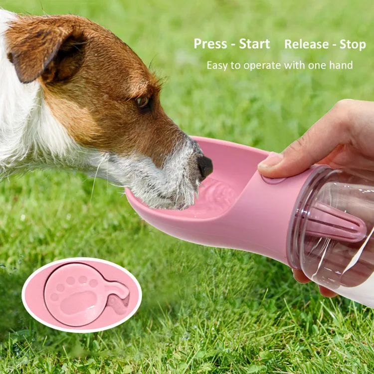 
Wholesales Manufacturer Travel Outdoor Portable Plastic Pet Dog Drinking Water Bottle 