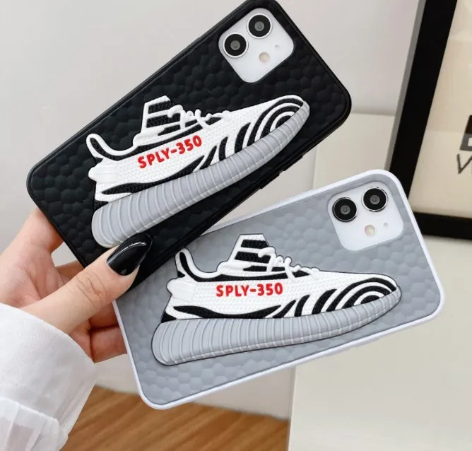 Лидер продаж 2022 роскошный 3D силиконовый чехол для iphone 12 11 Pro X 7 8 plus Кроссовки AJ телефона с башмаком 13 XS Max