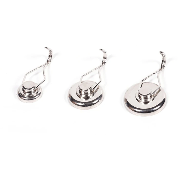 Hot Selling High Quailty neodymium pot magnetic magnet hook belt clip  swivel magnet hook D36MM