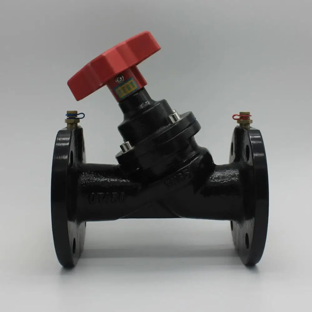 
cheapest prices DN65 80 100 125 150 200 static balancing valves with cast iron 