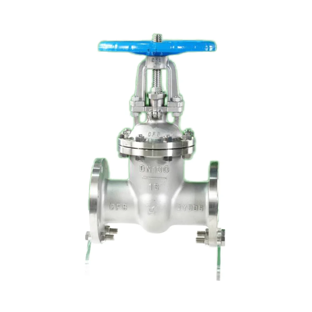 DN80 PN16 industrial carbon steel rising stem water flange gate valve with pipe fittings