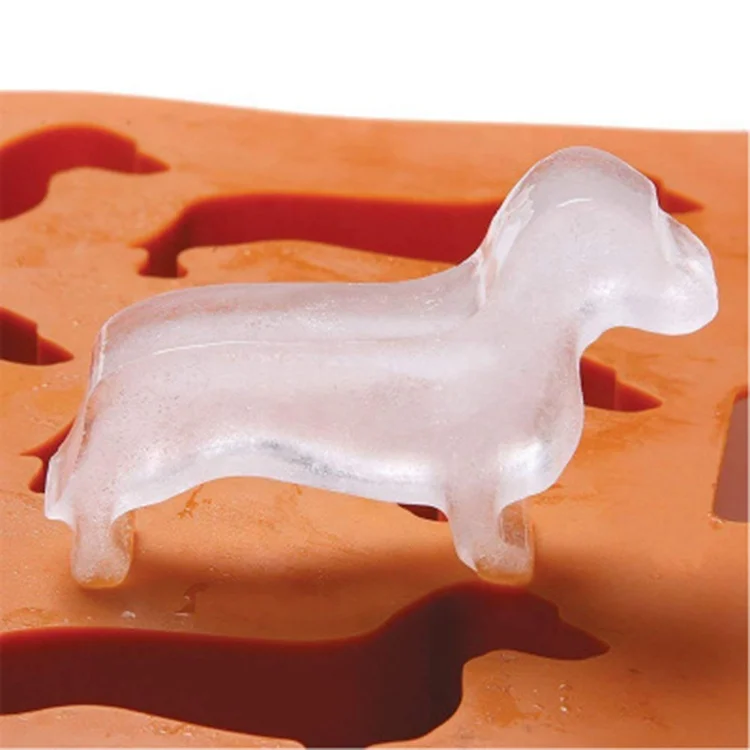 
Reamazing BPA-Free Ice Cube Tray Silicone Dog Shaped Mold for Candy Making or Gelatin Setting 