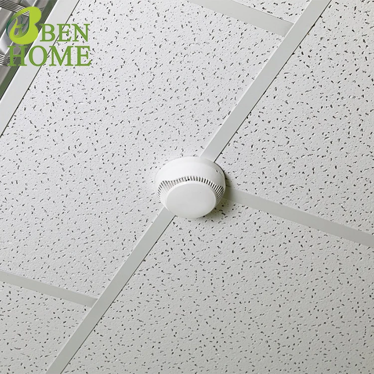 Factory New 15Mm Thickness Acoustic Suspended Mineral Fiber Ceiling Tiles Sheets In China