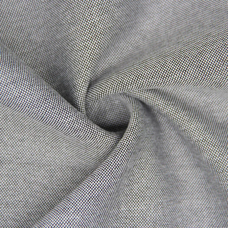 Shaoxing Factory Direct Supply Shirting Textile Woven Cotton Polyester Fabric Oxford  Shirt Fabrics