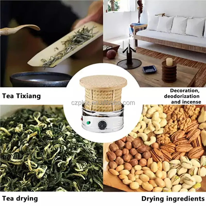 Home Time Control Tea Drying Roasting Machine Mini Baking Dryer Tea Bakery Roaster Machine