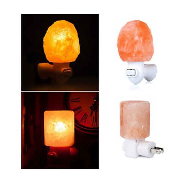 Ручная резьба натуральный кристалл Гималайская соляная лампа ночник