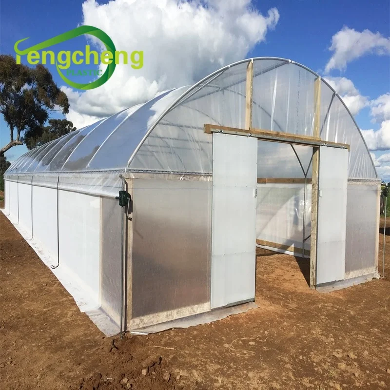 New Style Vegetable Agricultural UV Treated Plastic Film Greenhouse for Sale