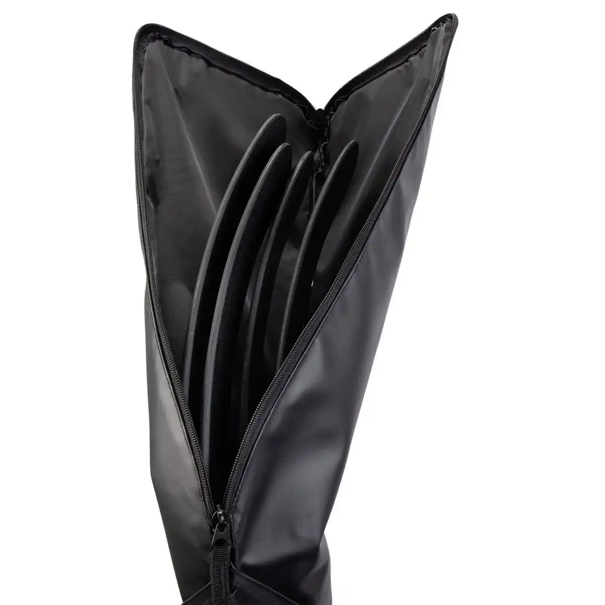 One Shoulder Hockey Stick Bag Black Light Waterproof for Hockey Stick Adjustable Ice Hockey Equipment