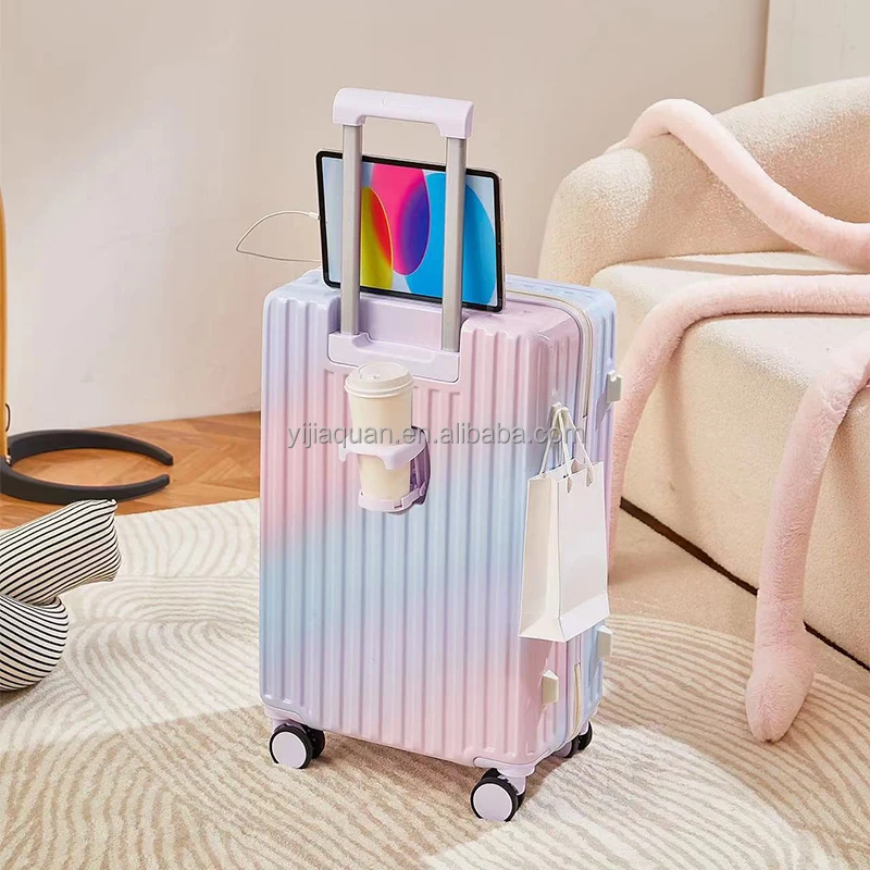 Gradual change luggage trolley case Newsilent universal wheel large capacity password suitcase for male and female students