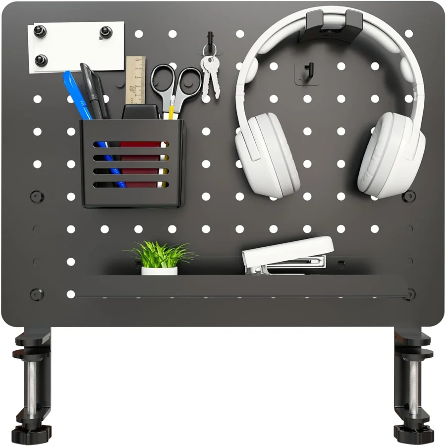 New Arrival Hook Organizer Wear Resisting Large Pegboard For Office Wide Varieties Clamp On Desk Pegboard