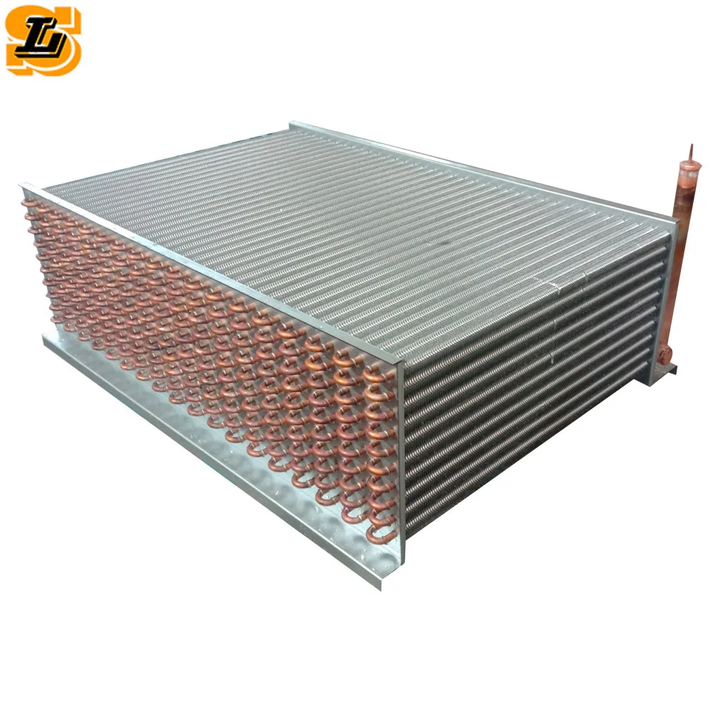 Shanghai shenglin high quality EVI air source heat pump copper tube evaporator