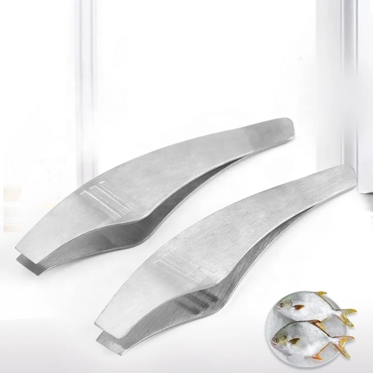 Kitchen Helper Fish Bone Tweezers Fishbone Clamp Clip SW-CT125