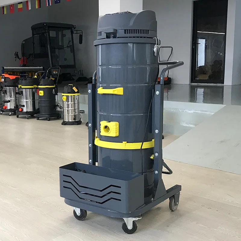 3-motor 3600W 160L High Quality Wet and Dry Industrial Plastic Tank Vacuum Cleaner