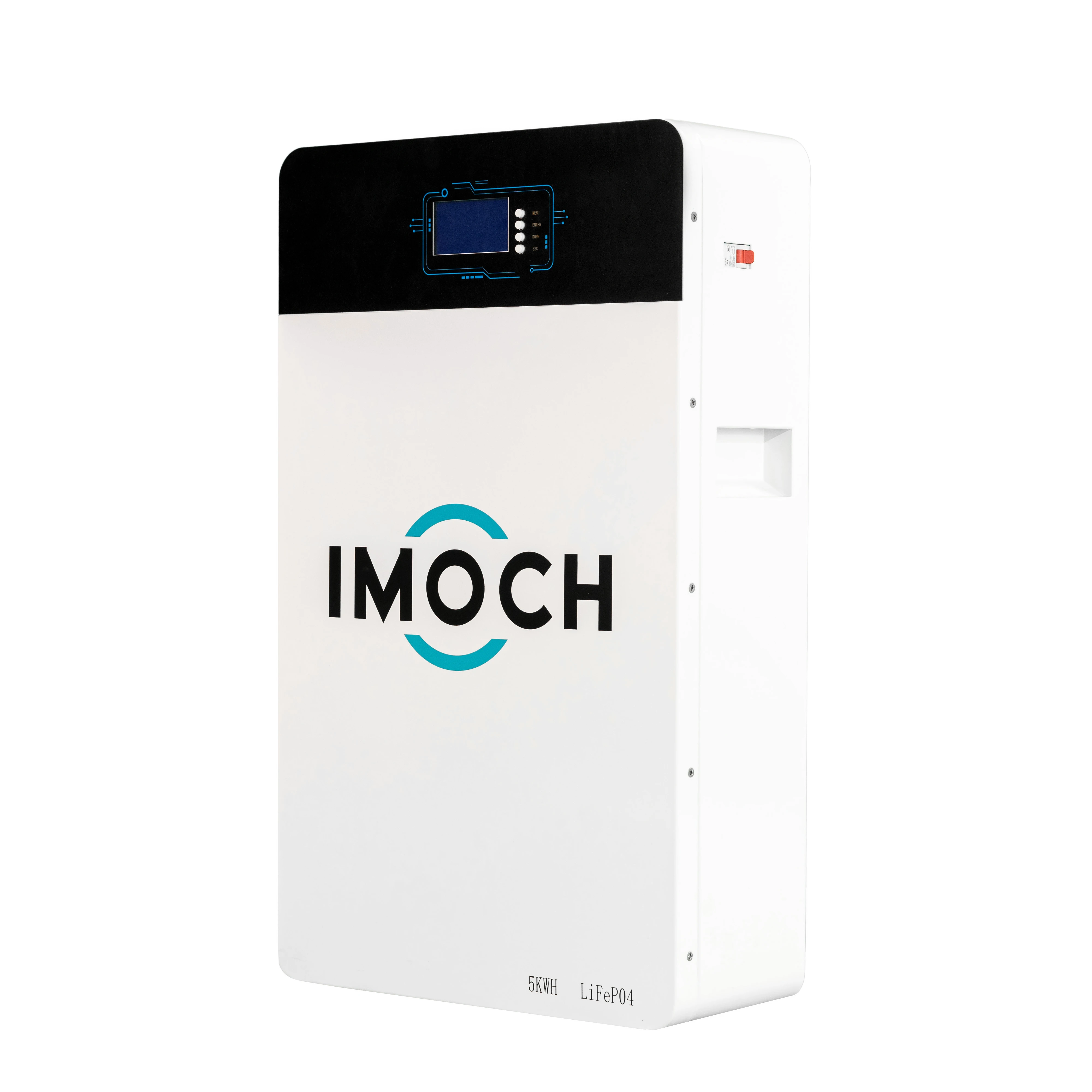 IMOCH 10 кВтч с глубоким циклом LiFePO4, настенная батарея для дома, вне сети, солнечная система питания, класс, аккумулятор для хранения энергии, сплит