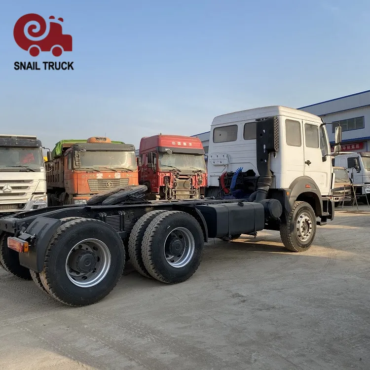 BEIBEN 6x4 used 10 wheelers prime mover engine new tires tractor truck