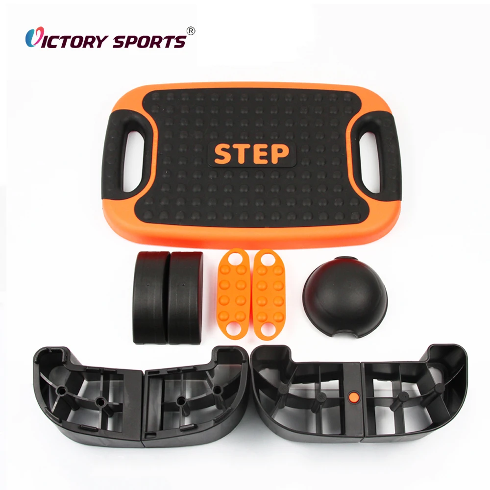 Multifunctional custom fitness adjustable step mini aerobic stepper platforms
