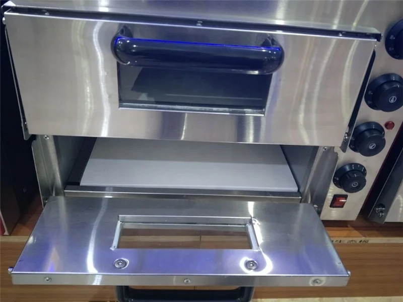 Double Pizza Oven Electric with Stone Plate Comercial Baking Ovens for pizza Temperature 350 Celsius Degree Home Pizza Cone Oven