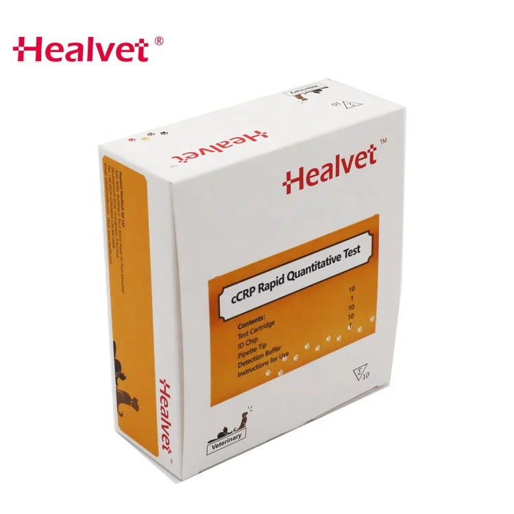 Healvet Vet cCRP Быстрый количественный тест C-реактивный белок CRP высокоэффективные флуоресцентные количественные наборы Canine