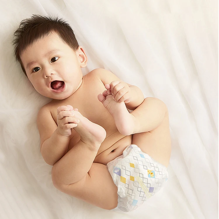 
Оптовая продажа, Oem XL, подгузники для взрослых и детей, хлопковые биоразлагаемые спящие Одноразовые Милые подгузники для новорожденных и младенцев 