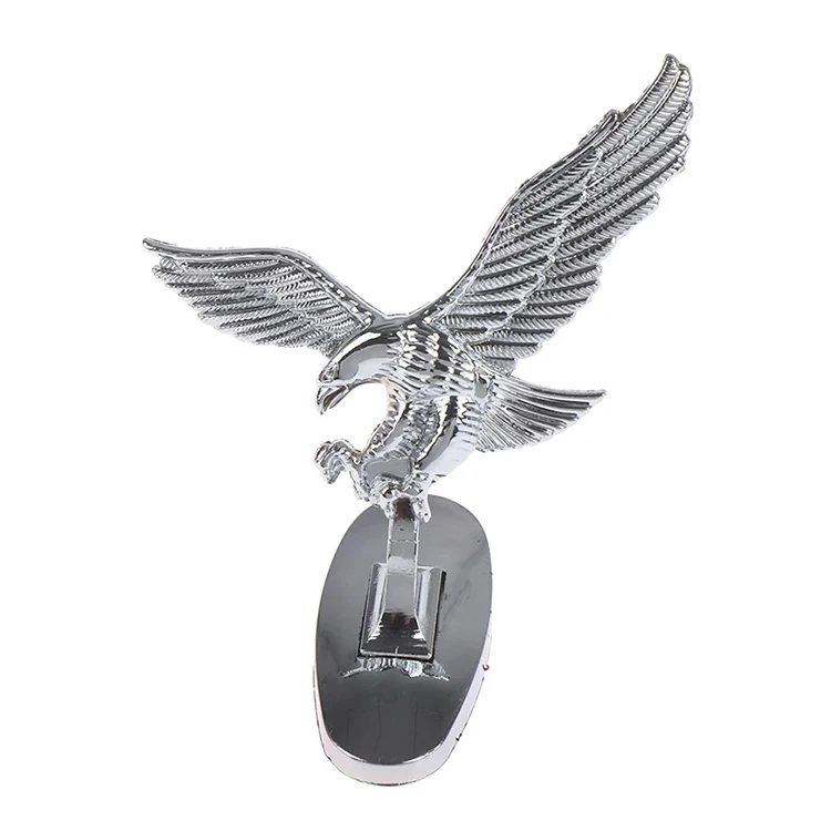 Custom Car Aluminum Metal Emblem Pin Badge 3D Design Fender Rear Trunk body Emblem Badge With Sticker