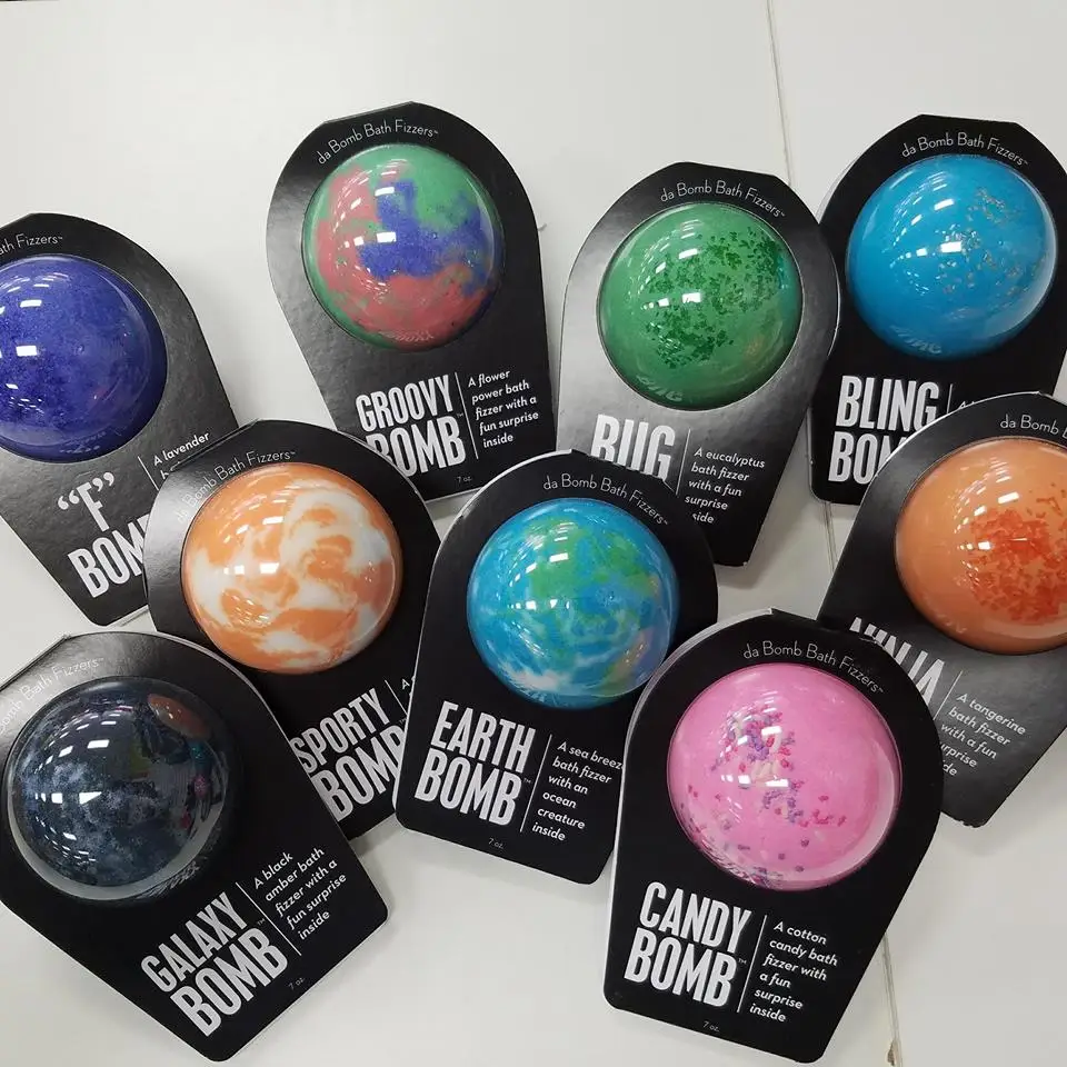 Private Label instant Herbal Organic Vegan Rich Bubble Magic Galaxy Glitter gold Colorful Fizzy gift set CBD Bath Bomb OEM