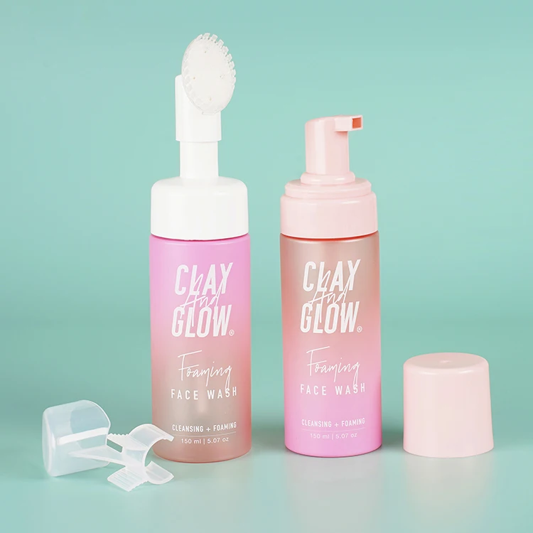 Косметическое очищающее средство для лица, розовая пена, 150 мл