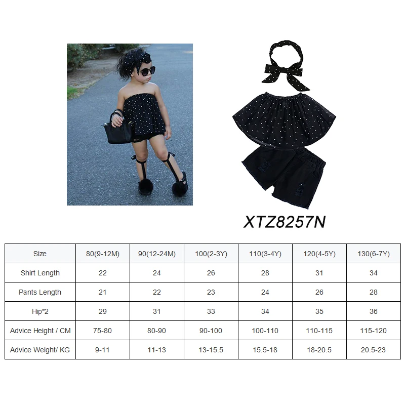 wholesale girls clothes 2pcs kids clothing white rose tops + jeans shorts beach children clothes girls party dress